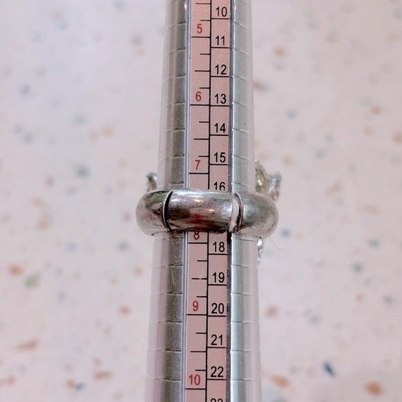 Silver Tone Elephant Crystal Ring‎ - Picture 11 of 11